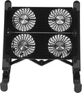 1Set Multi Functional Laptop Cooling Stand with USB Fan Control Portable Slip Riser for Comfortable Use Lightweight Design for Easy Storage and Transport for Home