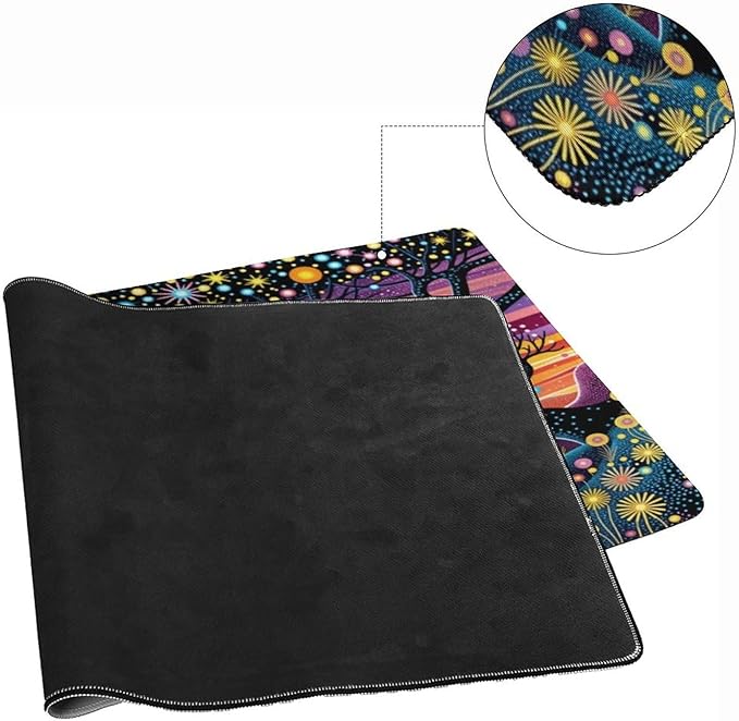Tree of Life Mouse Pad Gaming Mousepad 36 x 16 Inch Large Desk Mat Keyboard Pads Extend Long XL Mouse Mat with Non-Slip Base Desk Accessories for Home Office Keyboard Mouse