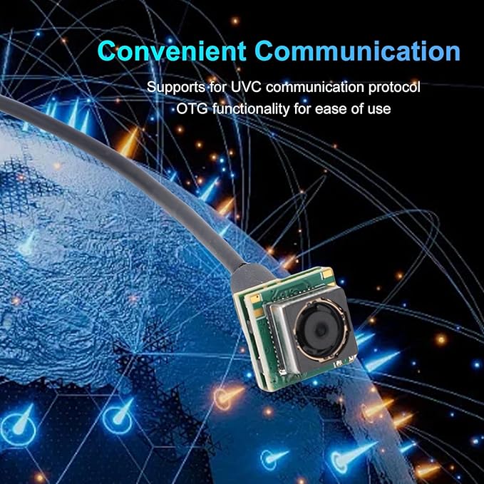 Yoidesu 8MP 1080P Auto Focus USB Camera Module 1/3.2” CMOS Supports UVC Protocol USB2.0 Video Webcam Compatible with Android Linux Wince OS X