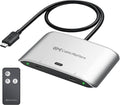 Cable Matters 20Gbps USB C Switch for 2 Computers Up to 8K@30Hz on Windows 4K@60Hz on macOS 140W PD for Sharing a USB-C/Thunderbolt 4 Monitor or Dock (Not for Dock with an Attached Cable)
