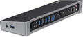 StarTech.com Triple Monitor USB 3.0 Docking Station 2x 4K DisplayPort &amp HDMI USB Type A Universal Laptop Dock Windows/Mac TAA