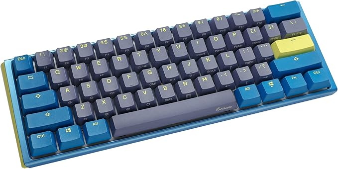 Ducky One 3 Mini Daybreak 60% Mechanical Keyboard: Quack Mechanics Dampening Hot-Swappable Cherry MX Red Switches High-Density PBT Tripleshot Keycaps RGB US