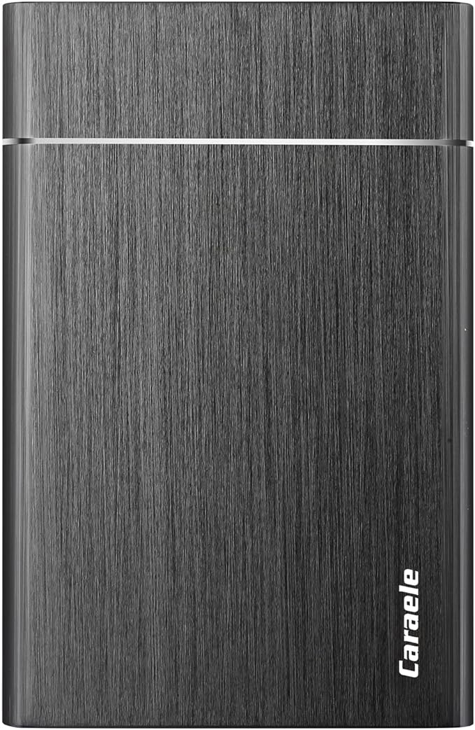 1TB Portable External Hard Drive USB3.0 Mobile HDD Storage for PC Mac Desktop Laptop Mac Chromebook Xbox One Xbox 360 PS4 (Black)