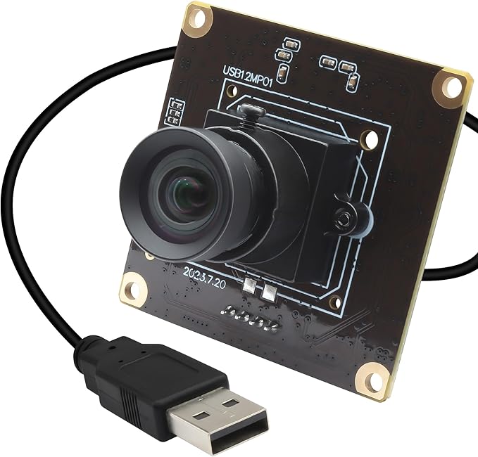 MMlove 1200P 90fps Global Shutter USB Camera Module High Speed Webcam 68° Viewing Angle 2MP lightburn Camera PC Webcam Board for VR Face Recognition StreamingPC/Laptop/Raspberry Pi