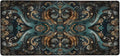 Trippy Turquoise Paisley Large Mouse Pad Gaming Mousepad Desk Mat for Desktop Computer Keyboard Waterproof Mouse Mat Desk Pad with Non-Slip Base for Game School Office Home 35.4 x 15.7