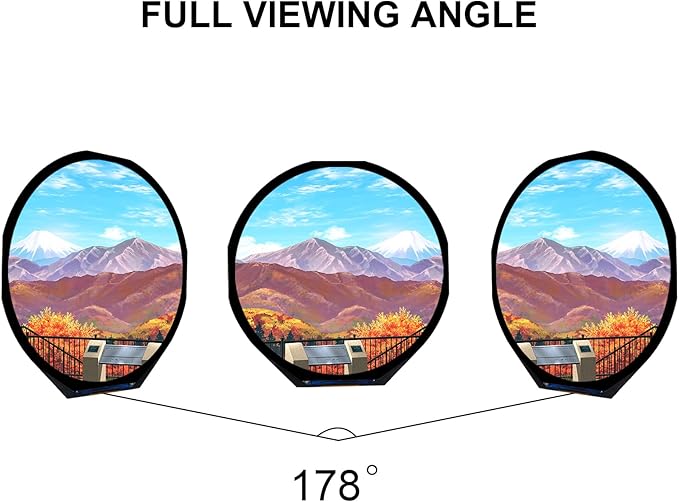 7 inch 1080x1080 Round IPS MIPI 50 Pins LCD Display Circle Screen and Control Boardfor DIY Smart Gaming Advertising Display
