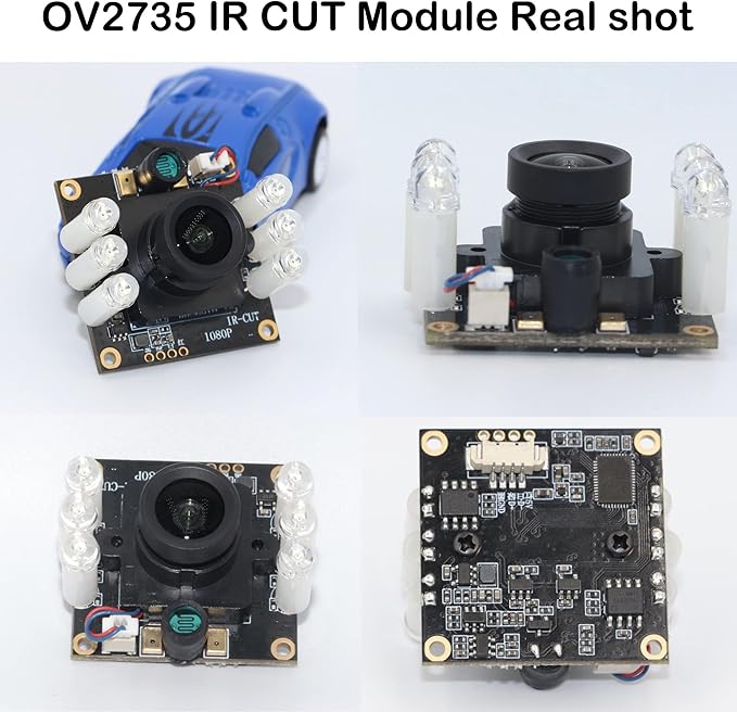 Night Vision 2mp IR-Cut Camera Module 1080p Full Hd USB Camera for Computer Auto Switch Day and Night Widy Dynamic Hd Webcam Board with Windows Linux Android and Mac Os