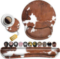 Keyboard Wrist Rest and Mouse Pad with Wrist Support Ergonomic Mousepad Coaster Easy Typing Pain Relief Keyboard Set Memory Foam Keyboard Wrist RestCowhide Farm Animal Skin Leopard Brown Cow
