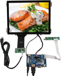 10.4 inch VS104T-004A 1024x768 4:3 600nit IPS Touch Screen and VGA 2AV LCD Controller Board