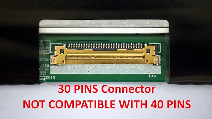 New LCD Replacement Screen 15.6 Inch N156HCA-EAA FHD 1920x1080 IPS 30 Pin Matte Compatible with N156HCA-EAB for Laptop/Display/Screen/LCD Application