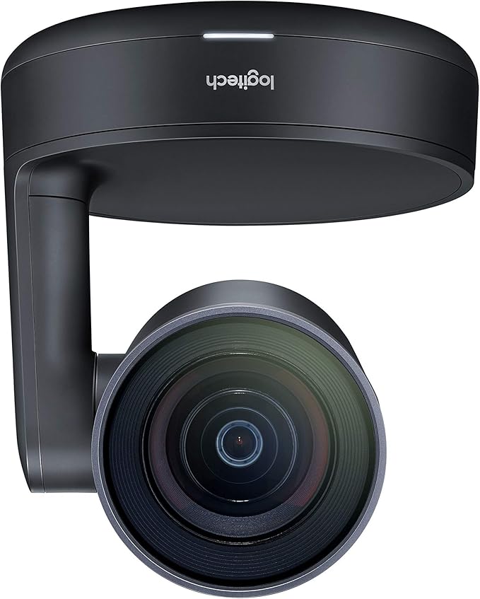 Logitech 960-001226 Rally - Conference camera - PTZ - color - 3840 x 2160-1080p 4K - motorized - USB 3.0 - H.264 (Renewed)