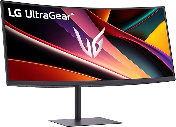 LG 34G630A-B 34-Inch Ultragear WQHD (3440 x 1440) Curved Gaming Monitor 240Hz 1ms FreeSync Premium DisplayHDR 400 Built-in Speaker HDMI DisplayPort USB Type-C Tilt/Height/Swivel Stand Black