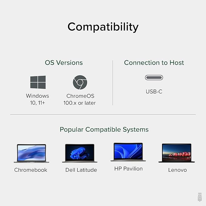 Plugable 11-in-1 USB-C Hub 100W USB-C Pass-Through Laptop Docking Station Dual Monitor 4K 60Hz HDMI Compatible with Thunderbolt Windows Chromebooks Displays Mirrored on Mac
