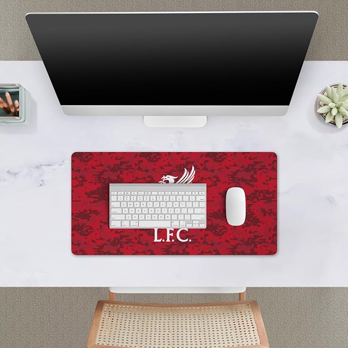 Head Case Designs Officially Licensed Liverpool Football Club Digital Camou Liverbird Graphics 23.62 x 11.81 x 0.12 inches (600 x 300 mm) - L Gaming Office Desk PC Keyboard Mouse Mat Pad