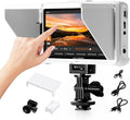 VILTROX 5.5 Inch Portable On-Camera Monitor 4K Touchscreen HDMI Video Field Monitor 1920×1080 Wide Viewing Sunshade Hood HDMI in and outputs 3D LUTs (White)