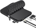 ROOFULL New USB 3.0 External CD DVD Drive with Ethernet Adapter USB-A/C Ports SD/TF Card Slot Carrying Case USB-C CD DVD Reader Burner Writer Player Optical Disc Drive for Windows &amp Mac Laptop