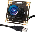 Global Shutter USB Camera 720P 60fps High Speed Monochrome Camera Wide Angle Fisheye Webcam for Windows Linux Mac Raspberry Pi