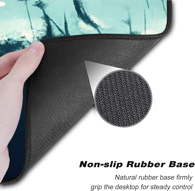 Keyboard Wrist Rest SetMemory Foam Wrist Support Mouse Pad31.5x11.8 Desk Mat for Comfortable Typing &amp Pain ReliefNon-Slip Base for Office &amp Home Use - Butterfly