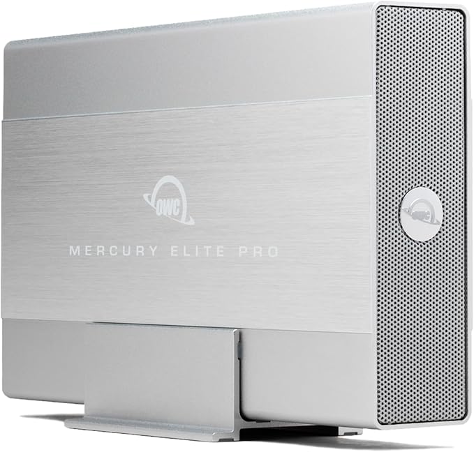OWC Mercury Elite Pro 6TB External Hard Drive Enclosure for 3.5 Inch SATA Drives USB 3.2 and USB-A/USB-C Thunderbolt Connection Professional Plug n Play HDD Enclosure with Power Adapter