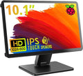Touch Screen Monitor with CaseROADOM 10.1’’ Raspberry Pi Screen IPS FHD 1024×600Responsive and Smooth TouchDual Built-in SpeakersHDMI InputCompatible with Raspberry Pi 5/4/3/ZeroVersatile Stand