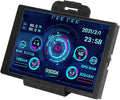 Dpofirs Computer Temp Monitor 3.5in PC Sensor Panel Display PC Temperature Display for CPU Hard Disk Data PC Case Secondary Screen (Black)