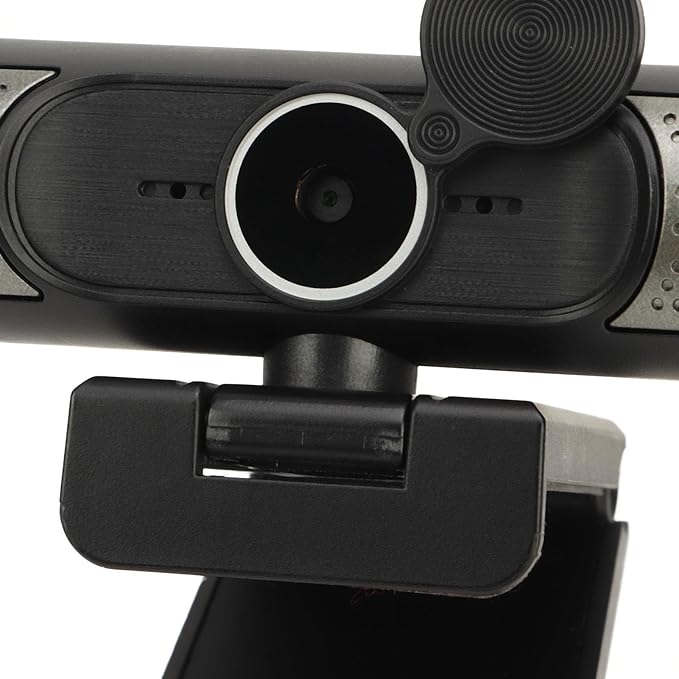 Webcam PC Webcam with Dual Noise Reduction Microphone 2K 30 Frame Auto Focus FHD USB Computer Web Camera with Lens Cover for Video Conference Studying Live Streaming