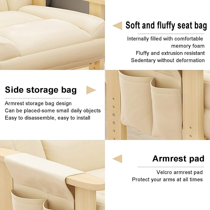 Office Chair Gaming Chair Computer Chair High Back Computer Chair with Adjustable Backrest HeadrestDesk Chair Game Chair Upholstered Executive Chair for Home Work AdultsErgonomic Office Ch