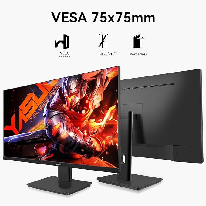 27 Inch 2K 240Hz QHD 2560x1440P Gaming Monitor 1ms 400cd/m² 100% sRGB PC Screen AMD FreeSync Premium Pro Compatible 2X DispalyPort 1.4 &amp HDMI 2.0 Dual Built-in Speakers VESA Supports Black