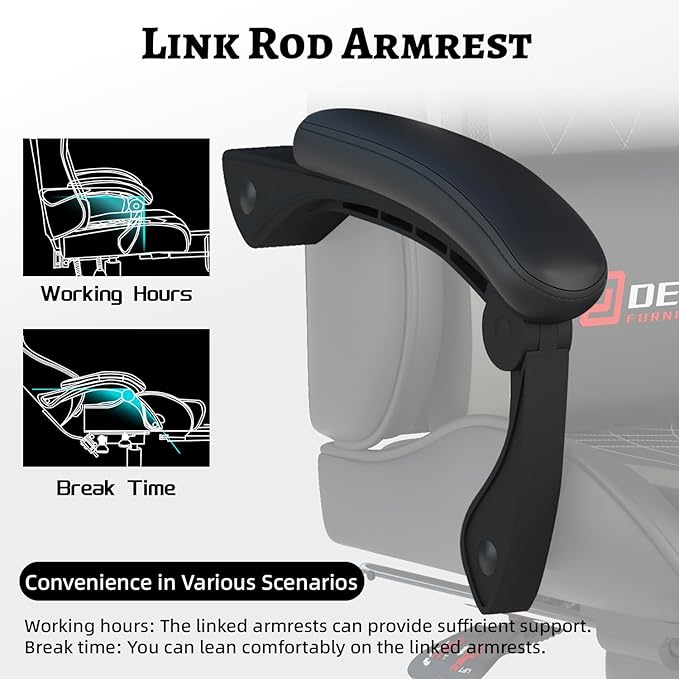 Ergonomic Gaming Chair with Footrest and Lumbar Massage Racing Office Chair High Back Computer Desk Chair with Headrest Pillow for Adults Video Game Chair for PC Gamer (1001-Gray)