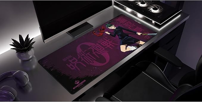 Maki Zenin - Jujutsu Kaisen 0 Gaming Desk Mat – Large Extended Mouse &amp Keyboard Pad