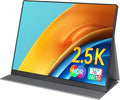 2.5k Portable Monitor 16inch 2560X1600 USB C Laptop Monitor HDMI Computer Display HDR IPS Gaming Screen w/Smart Cover &amp Dual Speakers for PC Mac Phone Xbox PS5 Switch Laptop