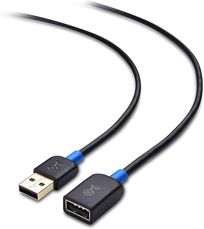 Cable Matters 3-Pack Short USB to USB Extension Cable (Male to Female USB Extender Cable) - 3 ft &amp Ultra Mini 4 Port USB Hub