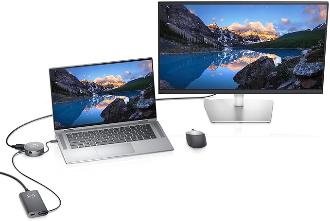 Dell DA310 Wired USB 3.2 Gen 2 (3.1 Gen 2) Type-C Silver