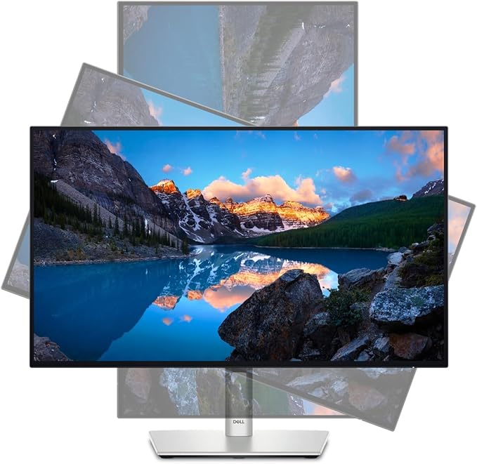 Dell U2424H UltraSharp 24 Inch FHD (1920x1080) Monitor 120Hz IPS 5ms 98% DCI-P3 2X USB-C 2X DisplayPort HDMI 3X USB 3 Year Warranty Silver