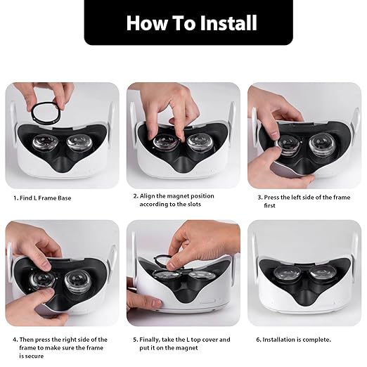 OD&ampOS Glasses Lenses Insert for Oculus Quest 2 Headset Professional OD&ampOS Glasses Lenses for Quest 2 Frame Plus Lens Combination (SPH:-2.00(ONLY One Right Lenses))