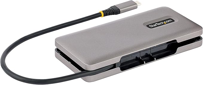 StarTech.com 4-Port USB-C Hub - 1x USB-A &amp 3X USB-C Ports - USB 3.2 Gen 2 (10Gbps) - Bus Powered - USB Type C Hub w/ 12.6in/32cm Wrap-Around Cable - Portable USB-C to USB-A Hub/Splitter (HB31CM1A3