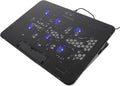 TEHAUX Laptop Cooling Pad for Gaming Laptops Adjustable Height Silent Fans USB Powered Compatible Ergonomic Design for Comfort and Cooling Efficiency