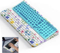 Wrist Rest for Computer Keyboard Keyboard Wrist Rest Ergonomic Keyboards Holder for Easy Typing Working Wrist Pad for Keyboards with Comfortable Wrist Rest for Keyboard White Flower