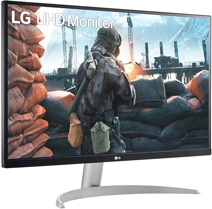 LG 27UP600-W 27 4K UHD IPS Monitor DCI-P3 95% 5ms (GTG) HDMI VESA DisplayHDR 400 AMD FreeSync Black Stabilizer OnScreen Control Reader Mode White