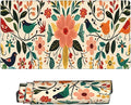 Bohemian Floral Desk Cover MatExtended Large Mouse PadComputer Laptop Mat Desk Decor for Office Game Home 30x16 Inch