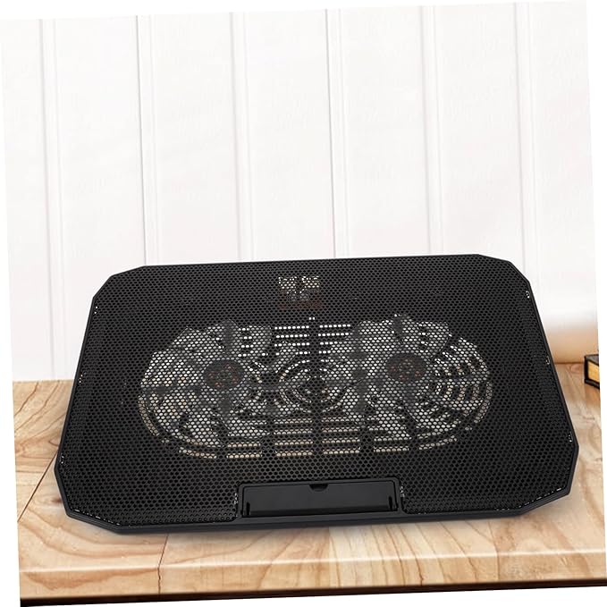 HOMSFOU 1pc Portable Laptop Cooling Stand Height and Multi-Speed Fan for Gaming and Video Streaming Compatible Laptops Standard Version