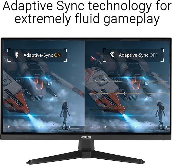 ASUS TUF Gaming 24” (23.8” viewable) 1080P Monitor (VG249QE5A) - FHD 144Hz Overclock to 146Hz IPS Extreme Low Motion Blur Sync 1ms Speakers Variable Overdrive DisplayWidget Center 3yr Warranty