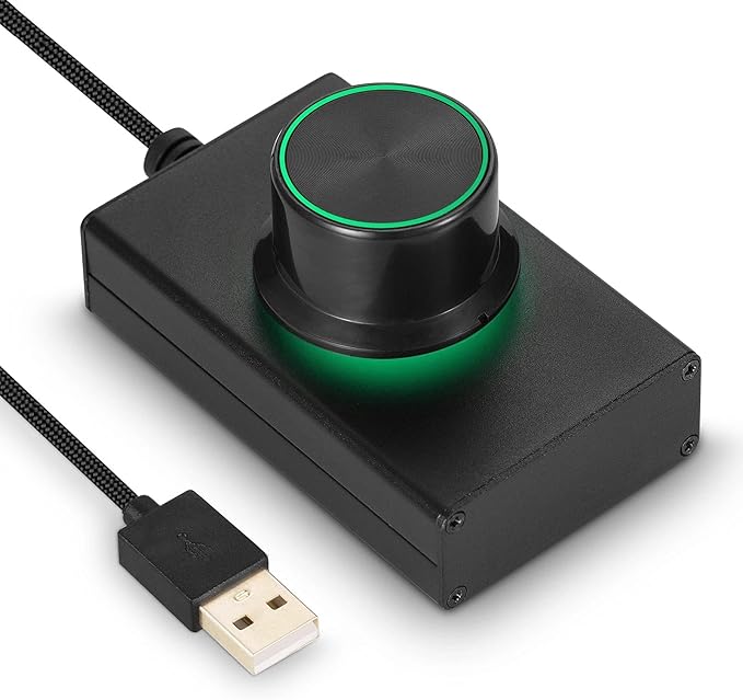 2021 Mini USB Volume Controller for Computer Speaker Key Mute Lossless Audio Control Knob (Color : D) (D)