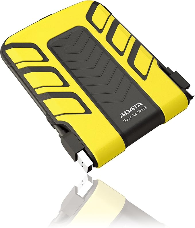 A-Data Sport Series SH93 640 GB USB 2.0 Portable External Hard Drive ASH93640GUCYL