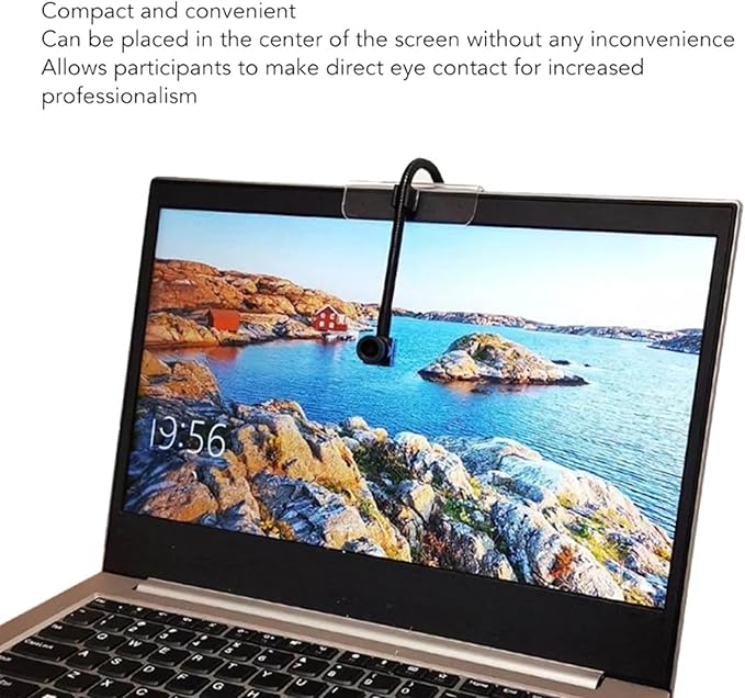 3 4mp 1080p Computer Webcam with Direct Sight &amp Pliable Metal Tube for Hot-swap Meetings &amp Observe Mounting USB Conference Camera/Consistent Screen Center Mounted Driver Complimentary USB