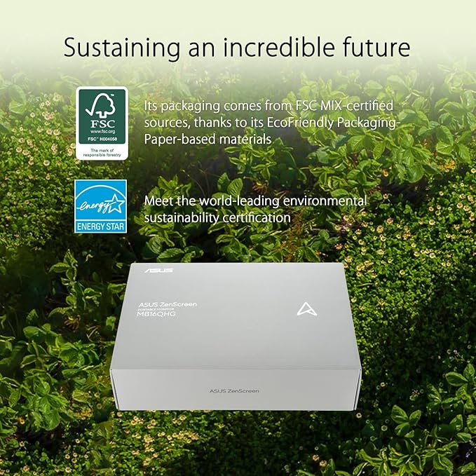 ASUS 16 Portable Monitor - WQXGA 120Hz IPS USB-C/HDMI DisplayHDRTM 400