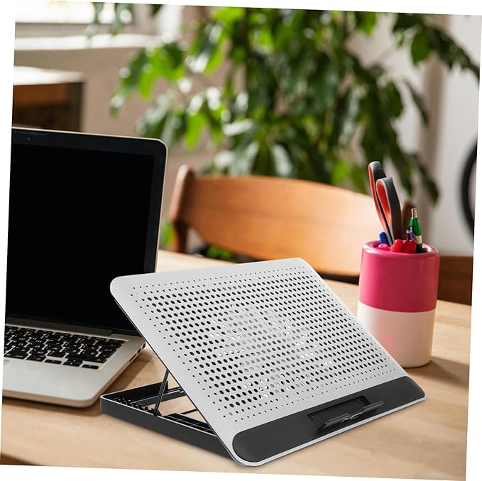 TEHAUX Best Cooling Pad Aluminum Alloy Notebook Cooler for Gaming Cooler Quiet Fan Cooling Stand