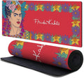 Head Case Designs Officially Licensed Frida Kahlo Flower Frame Floral Art 37.4 x 15.75 x 0.16 inches (900 x 400 mm) - XL Gaming Office Desk PC Keyboard Mouse Mat Pad