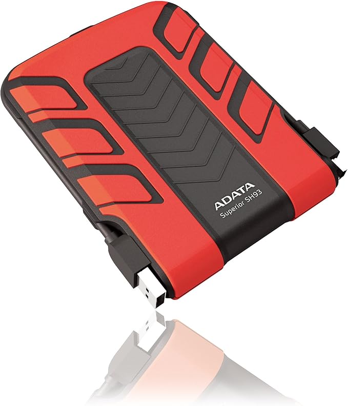 A-Data Sport Series SH93 320 GB USB 2.0 Portable External Hard Drive ASH93320GUCRD