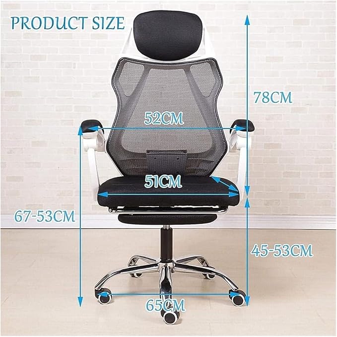 Chair Video Game Chair Office Desk Footstool Recliner High Back Gaming Chair Work Seat Chair